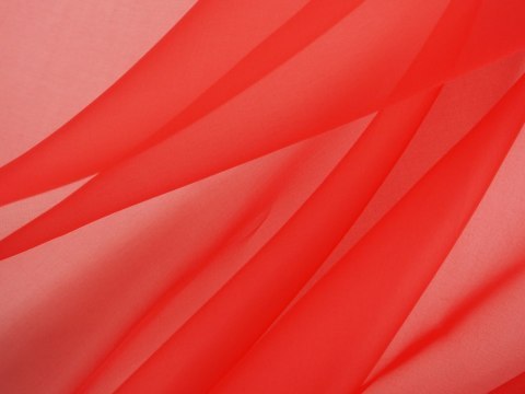 Jedwabna organza - Czerwień Jedwabna organza - Czerwień