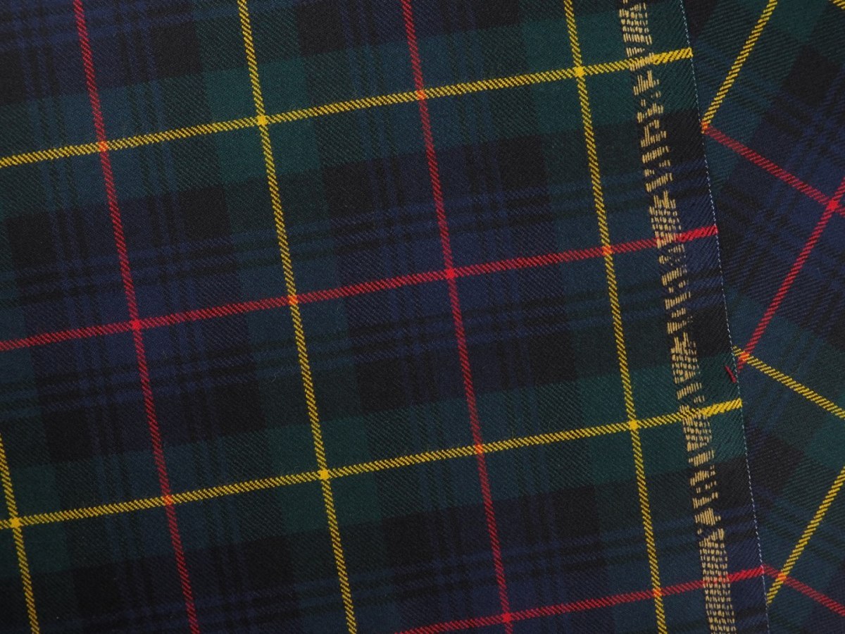 Wełna garsonkowa - Duża krata tartan Wełna garsonkowa - Duża krata tartan