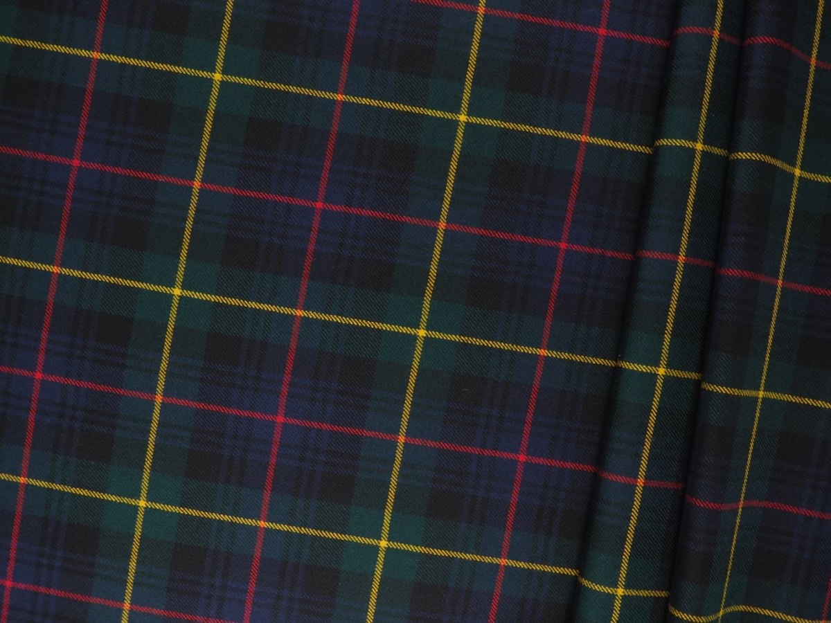Wełna garsonkowa - Duża krata tartan Wełna garsonkowa - Duża krata tartan