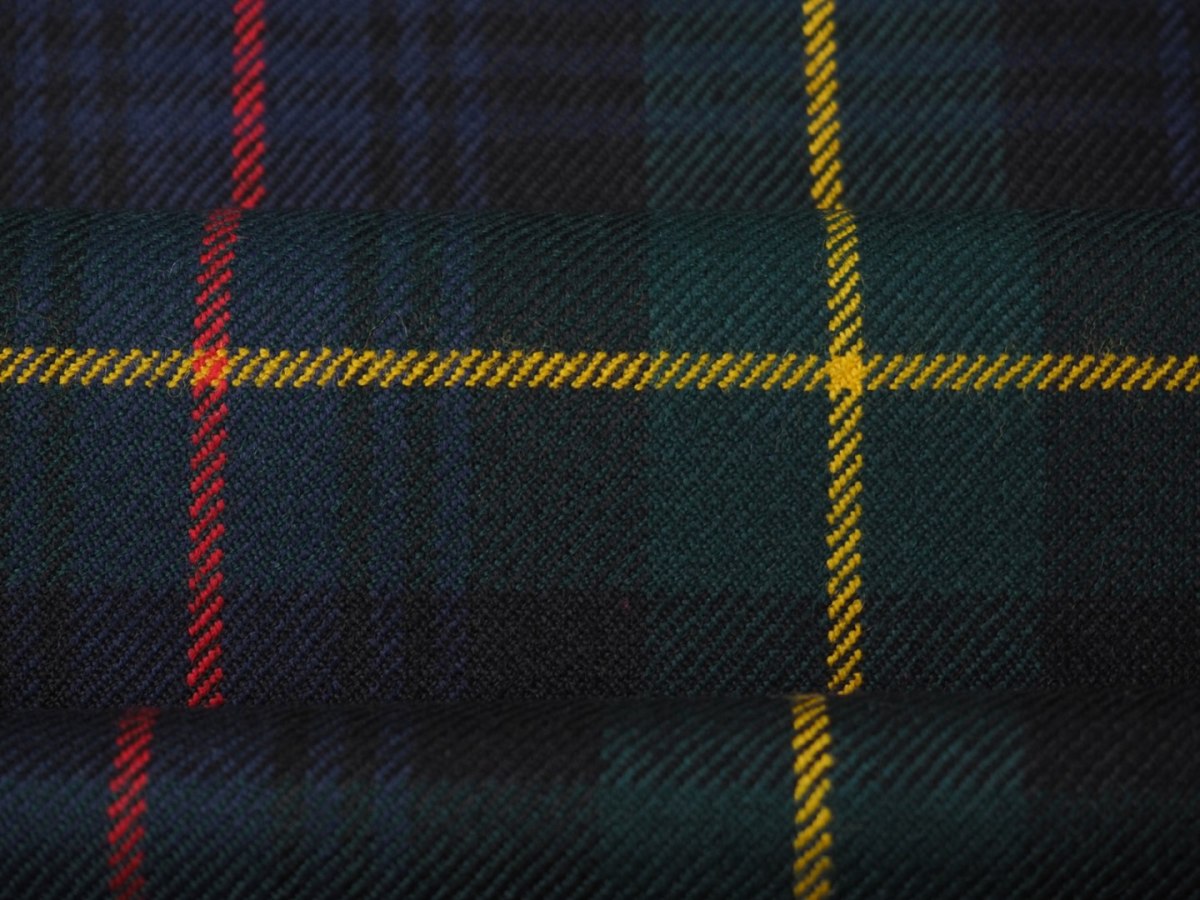 Wełna garsonkowa - Duża krata tartan Wełna garsonkowa - Duża krata tartan