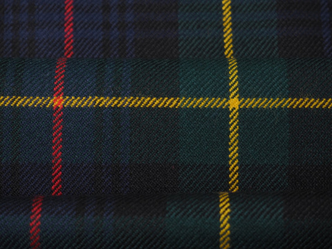 Wełna garsonkowa - Duża krata tartan Wełna garsonkowa - Duża krata tartan