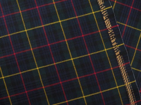 Wełna garsonkowa - Mała krata tartan Wełna garsonkowa - Mała krata tartan