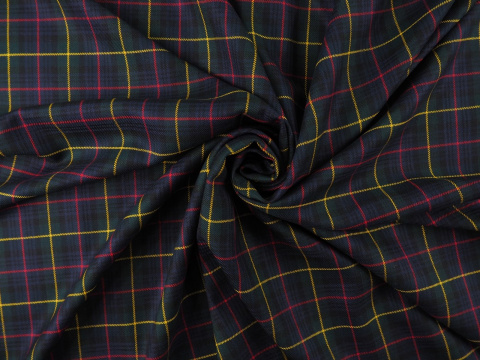 Wełna garsonkowa - Mała krata tartan Wełna garsonkowa - Mała krata tartan