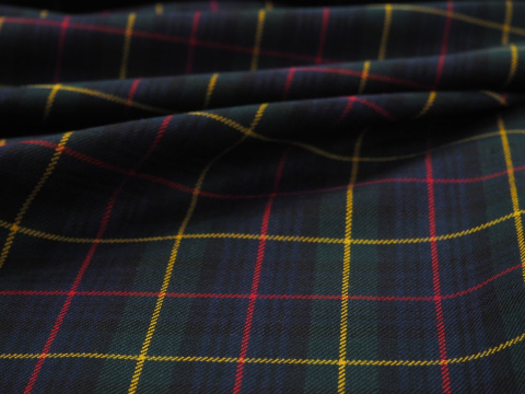 Wełna garsonkowa - Mała krata tartan Wełna garsonkowa - Mała krata tartan