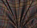Wełna garsonkowa - Beżowo-szara krata tartan Wełna garsonkowa - Beżowo-szara krata tartan