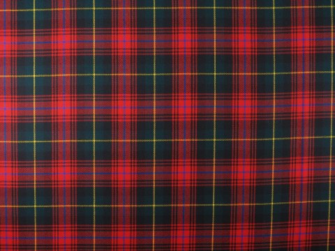 Wełna garsonkowa - Szkocka krata tartan Wełna garsonkowa - Szkocka krata tartan