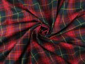 Wełna garsonkowa - Szkocka krata tartan Wełna garsonkowa - Szkocka krata tartan