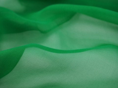 Muślin jedwabny - Szmaragdowa zieleń Muślin jedwabny - Szmaragdowa zieleń