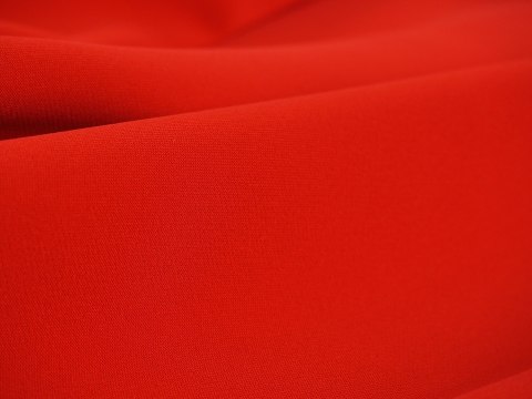 Wiskoza elastyczna - Czerwień z nutą pomarańczy Wiskoza elastyczna - Czerwień z nutą pomarańczy
