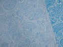 Bawełna - Błękitny paisley na bieli Bawełna - Błękitny paisley na bieli