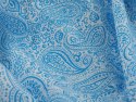 Bawełna - Błękitny paisley na bieli Bawełna - Błękitny paisley na bieli