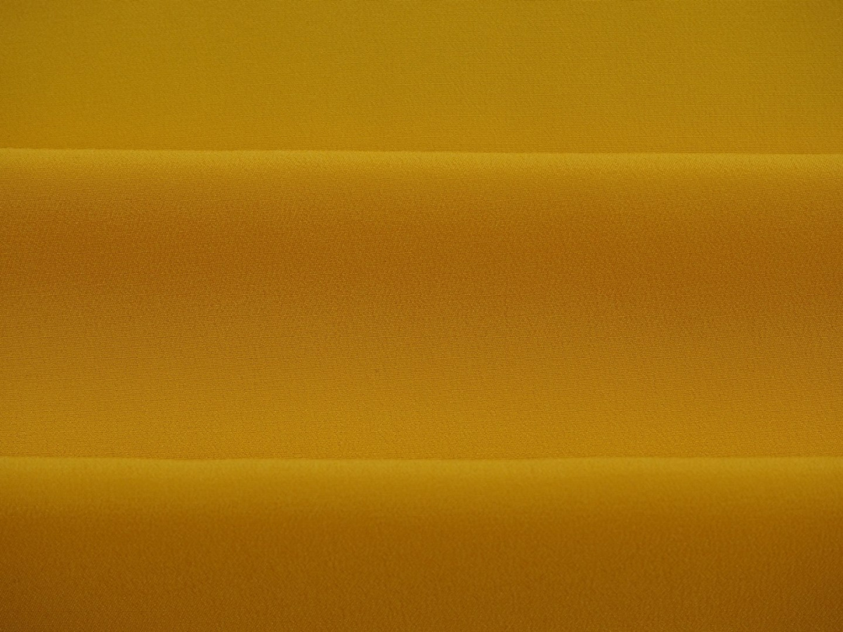Jedwab krepa - Żółty z połyskiem