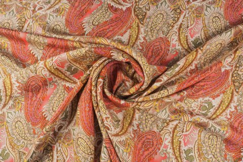 Jedwab - Paisley rudy Jedwab - Paisley rudy