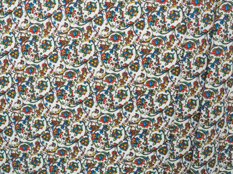 Bawełna - Kwiatowe ornamenty Bawełna - Kwiatowe ornamenty