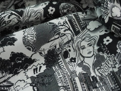 Bawełna - Komiksowy wzór Bawełna - Komiksowy wzór