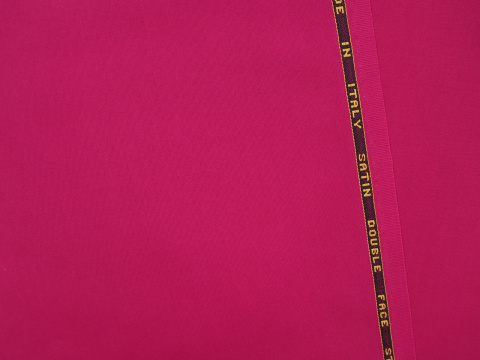 Wełna double face - Zgaszona fuksja