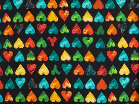 Jedwab sygnowany - Serca twill Jedwab sygnowany - Serca twill