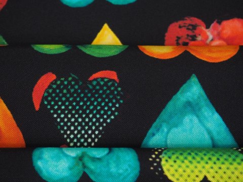 Jedwab sygnowany - Serca twill Jedwab sygnowany - Serca twill