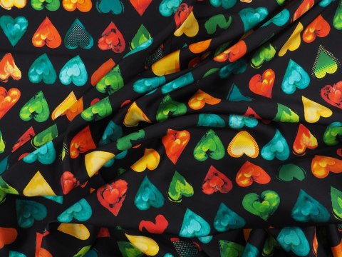 Jedwab sygnowany - Serca twill Jedwab sygnowany - Serca twill