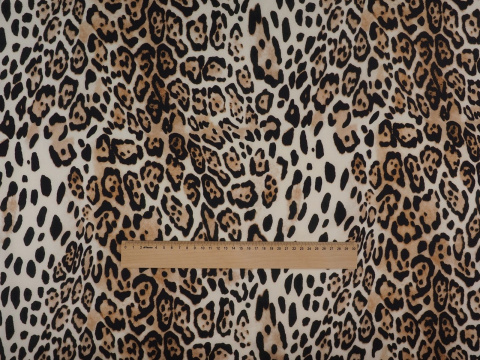 Jedwab twill - Ciepła pantera Jedwab twill - Ciepła pantera