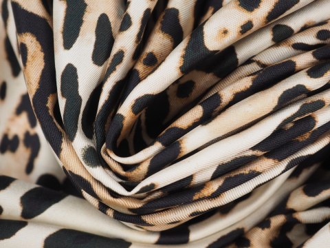 Jedwab twill - Ciepła pantera Jedwab twill - Ciepła pantera