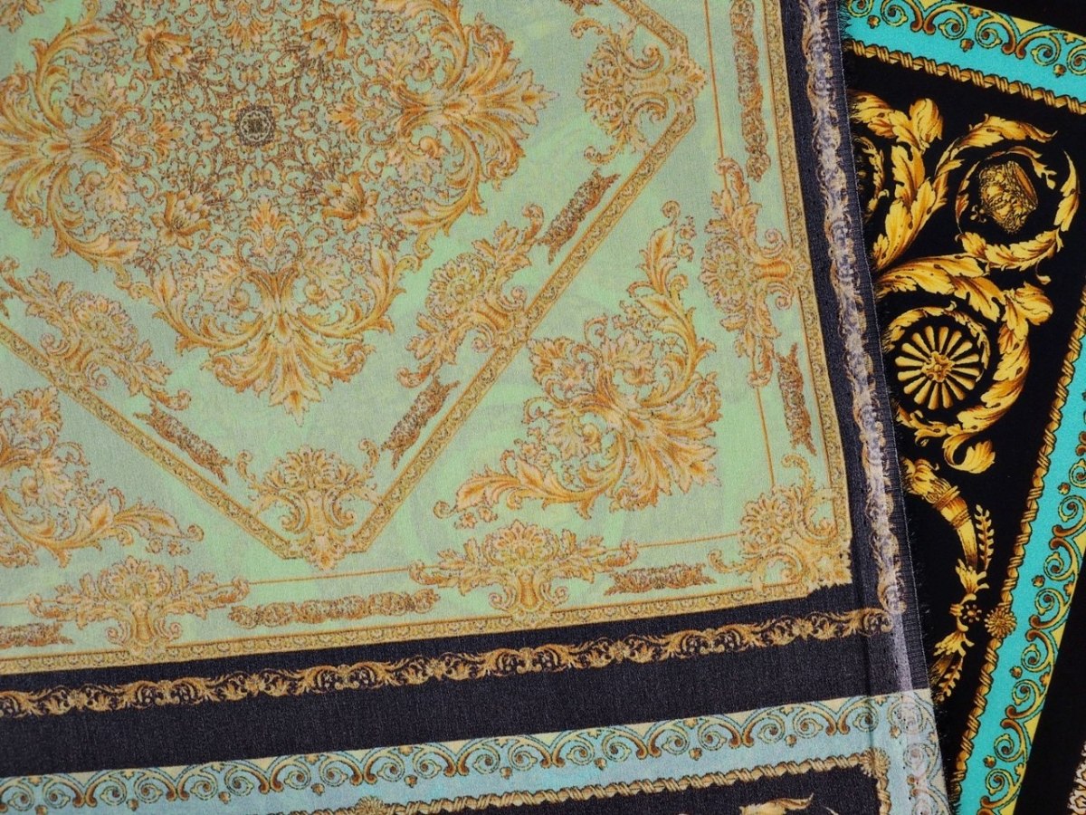 jedwab elastyczny krepa kolorowe kwadraty ornamenty jedwab elastyczny krepa kolorowe kwadraty ornamenty