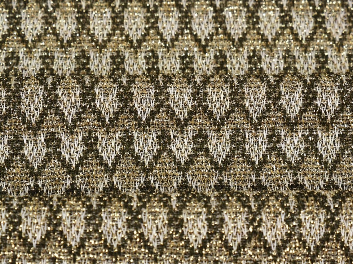 dzianina bawełna lurex złota dzianina bawełna lurex złota