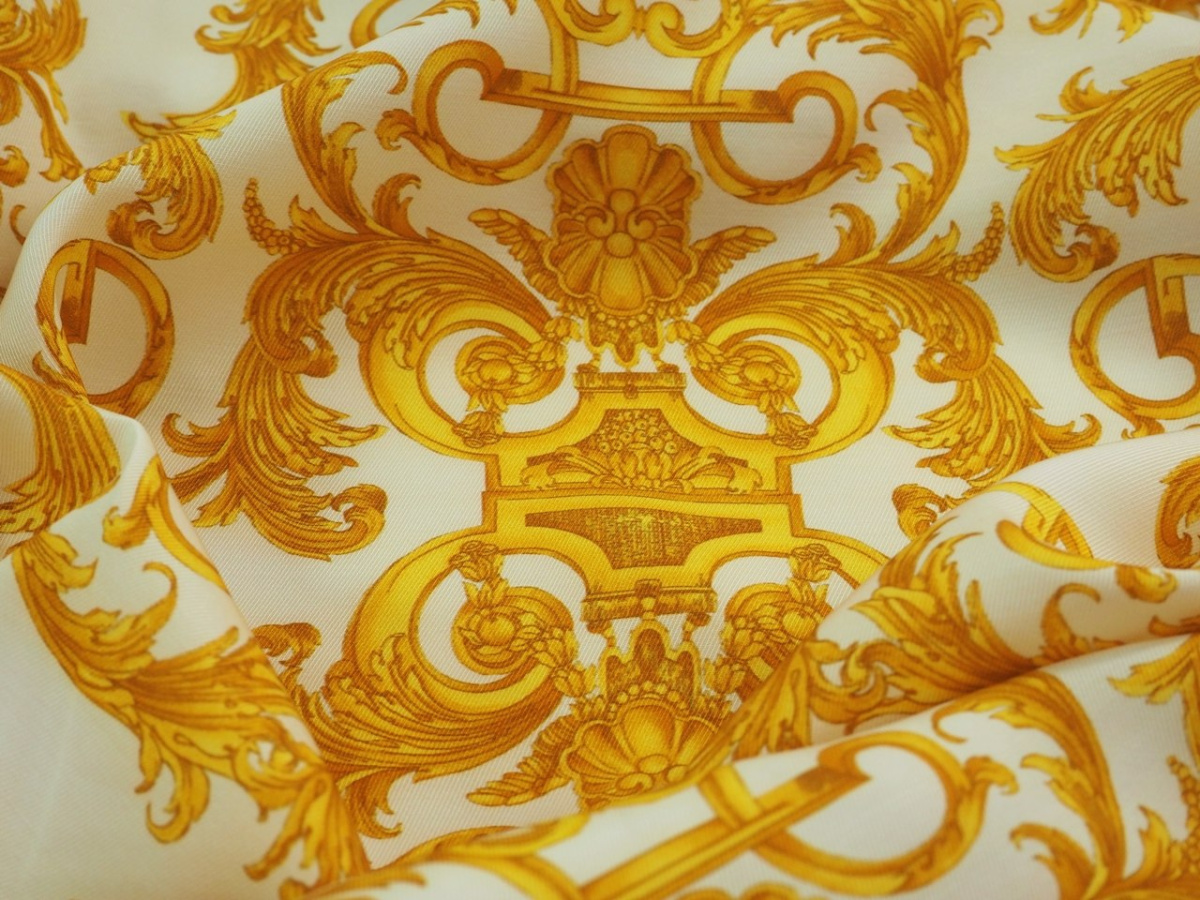 sygnowana wiskoza Versace logotyp markowa tkanina sygnowana wiskoza Versace logotyp markowa tkanina