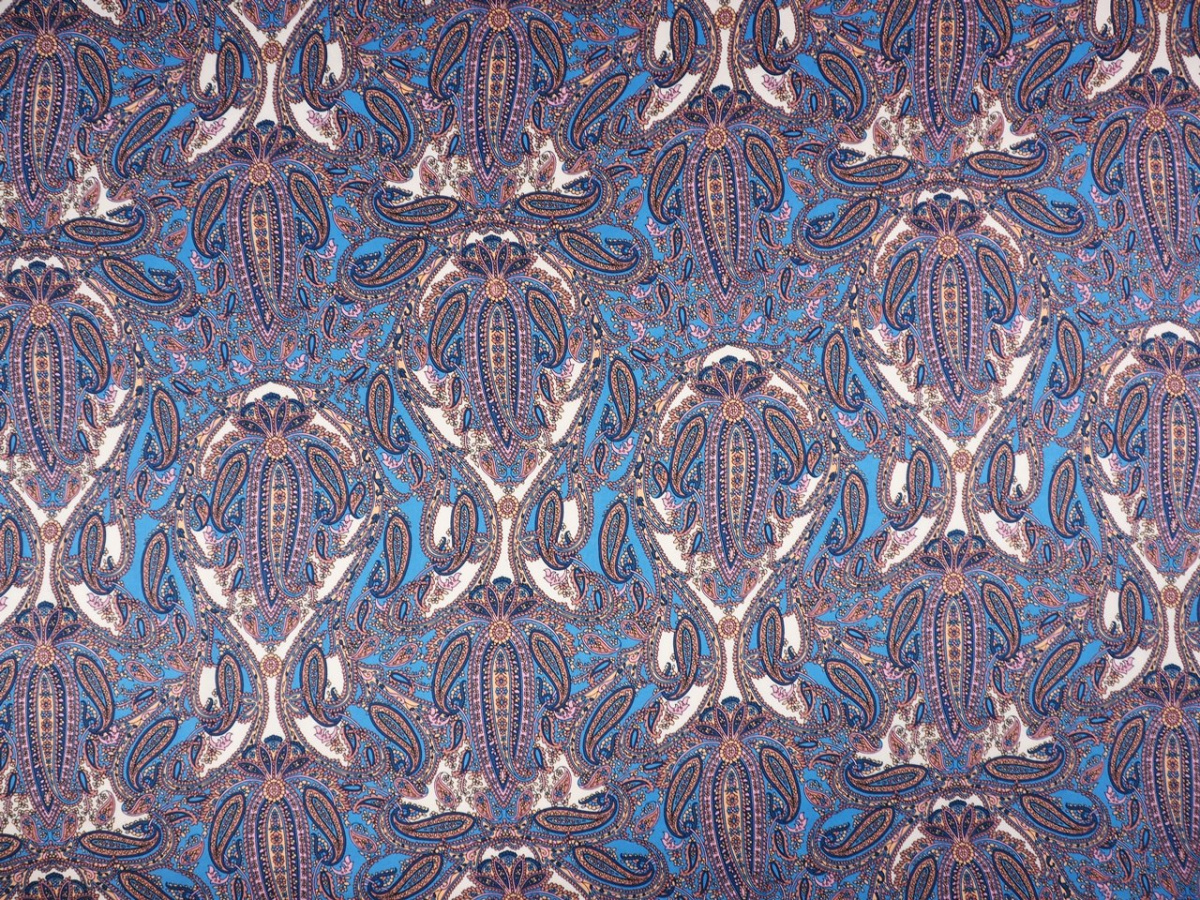 satyna poliestrowa paisley satyna poliestrowa paisley
