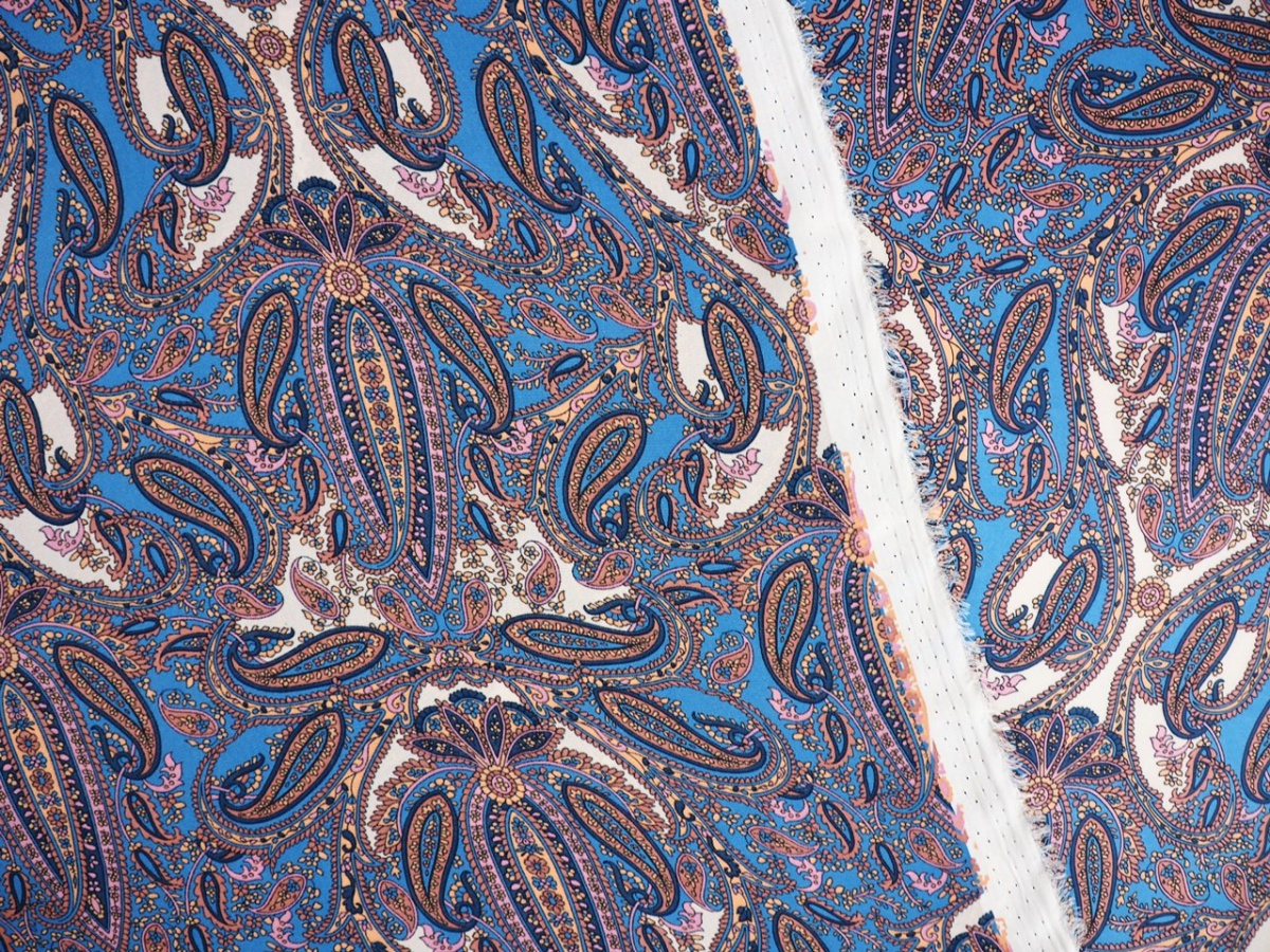 satyna poliestrowa paisley satyna poliestrowa paisley