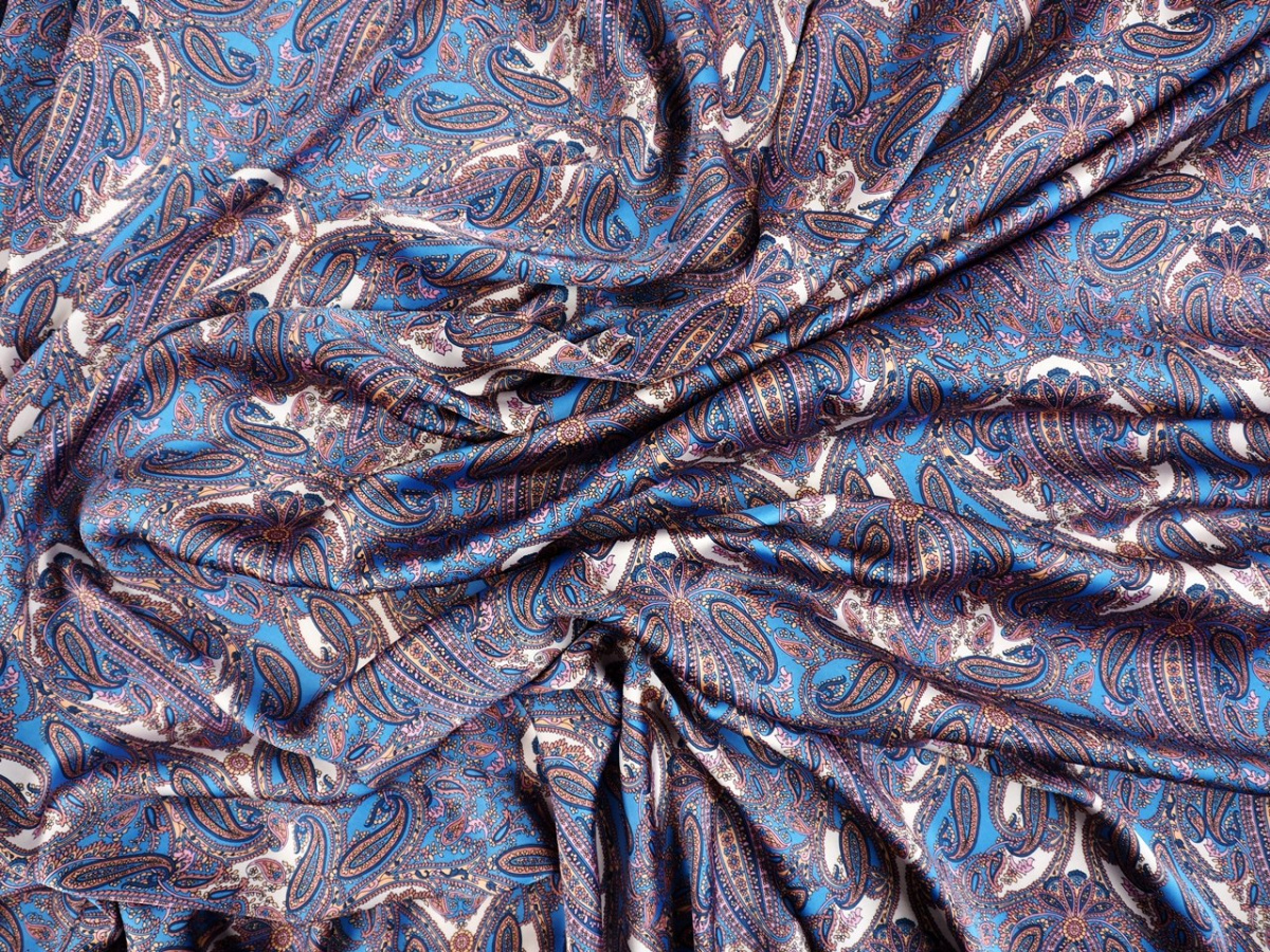 satyna poliestrowa paisley satyna poliestrowa paisley