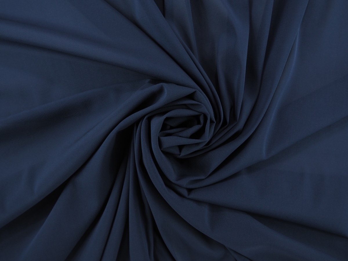 jedwab szyfon navy ciemny granat jedwab szyfon navy ciemny granat
