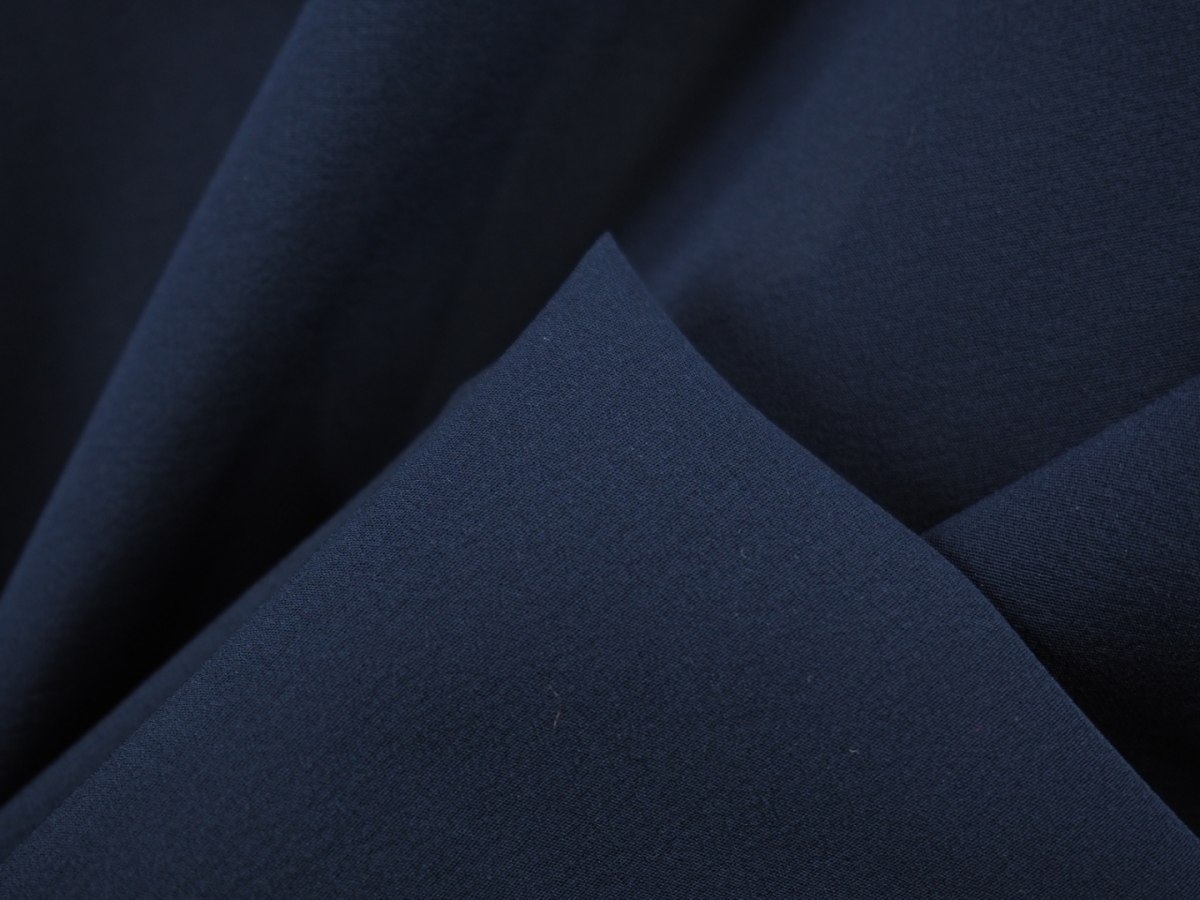 jedwab szyfon navy ciemny granat jedwab szyfon navy ciemny granat