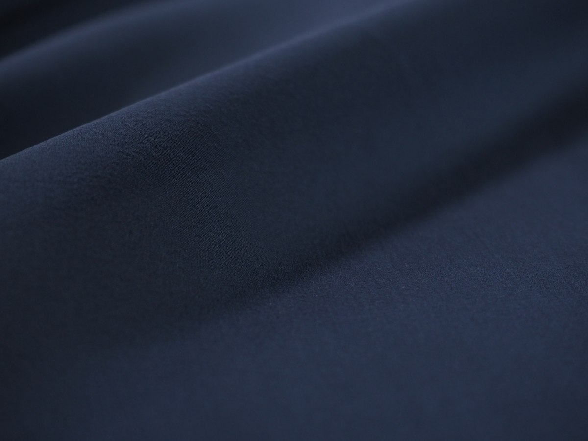 jedwab szyfon navy ciemny granat jedwab szyfon navy ciemny granat