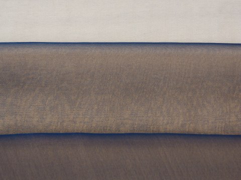 jedwab szyfon stare złoto niebieski