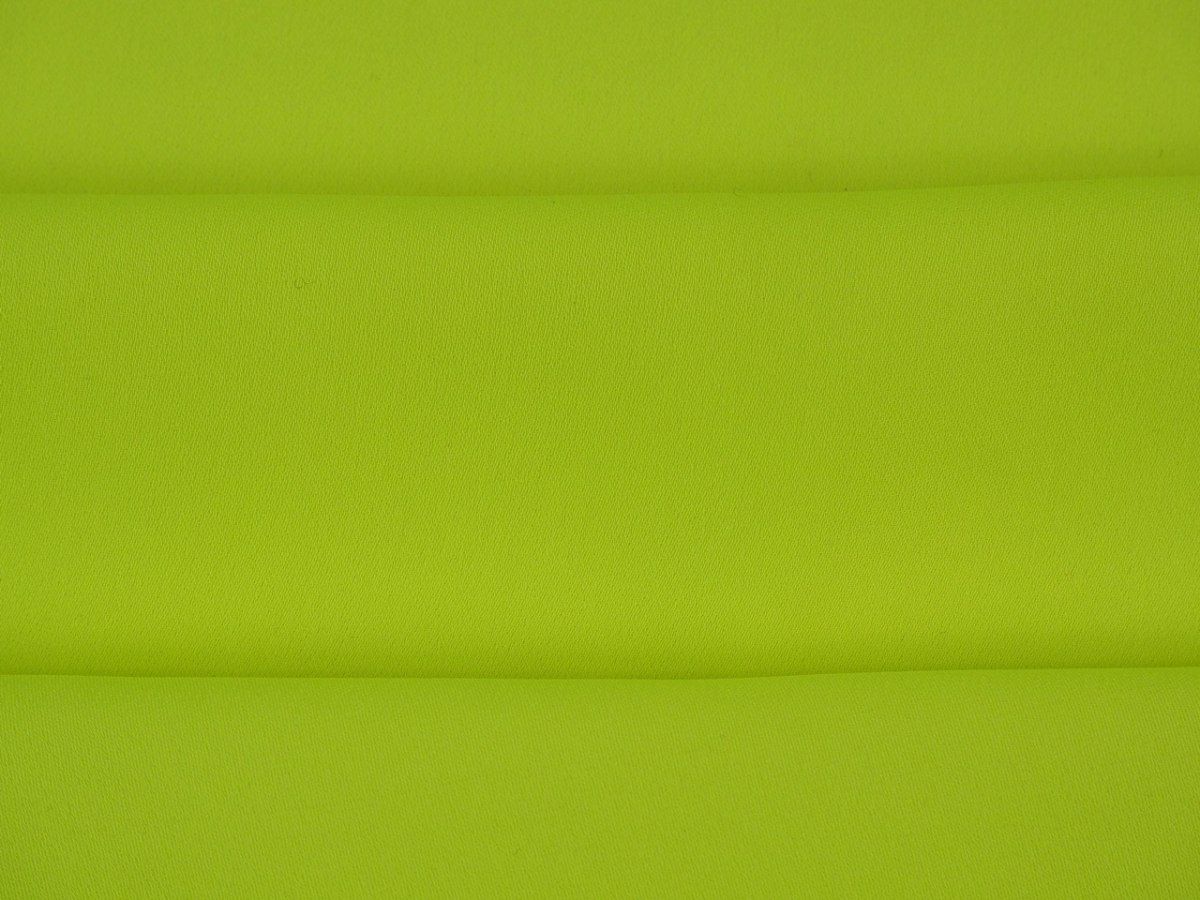 Jedwab muślin - Neonowy żółty Jedwab muślin - Neonowy żółty