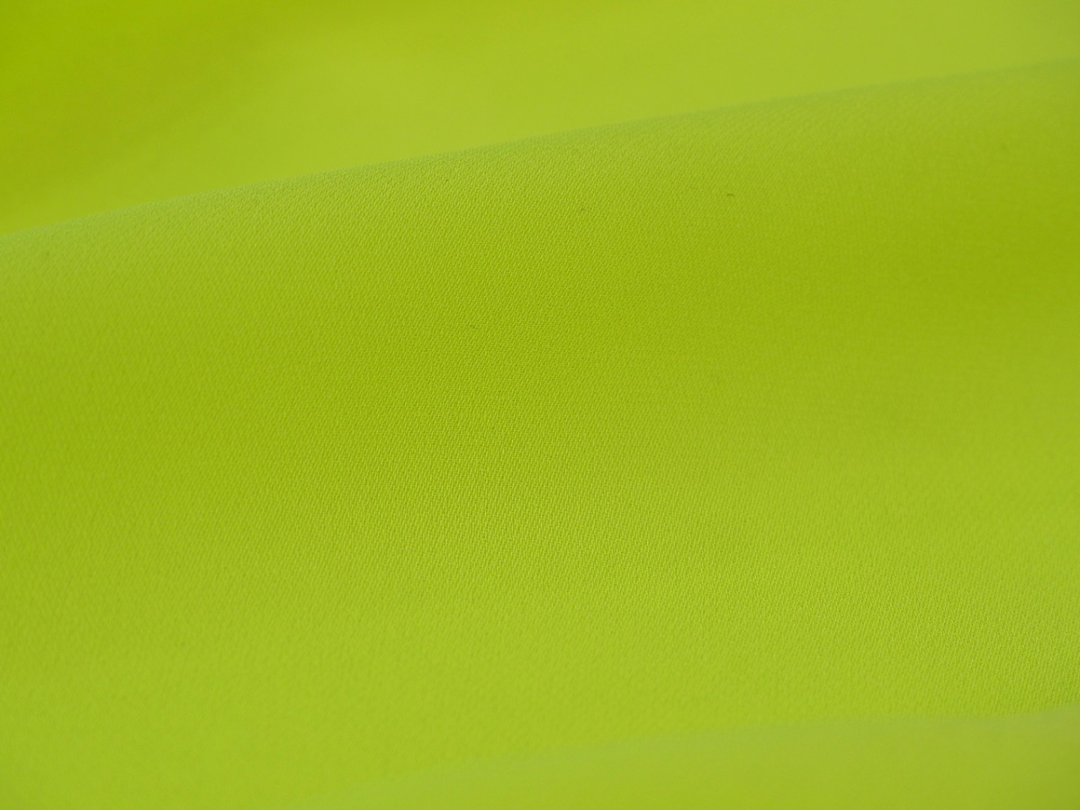 Jedwab muślin - Neonowy żółty Jedwab muślin - Neonowy żółty