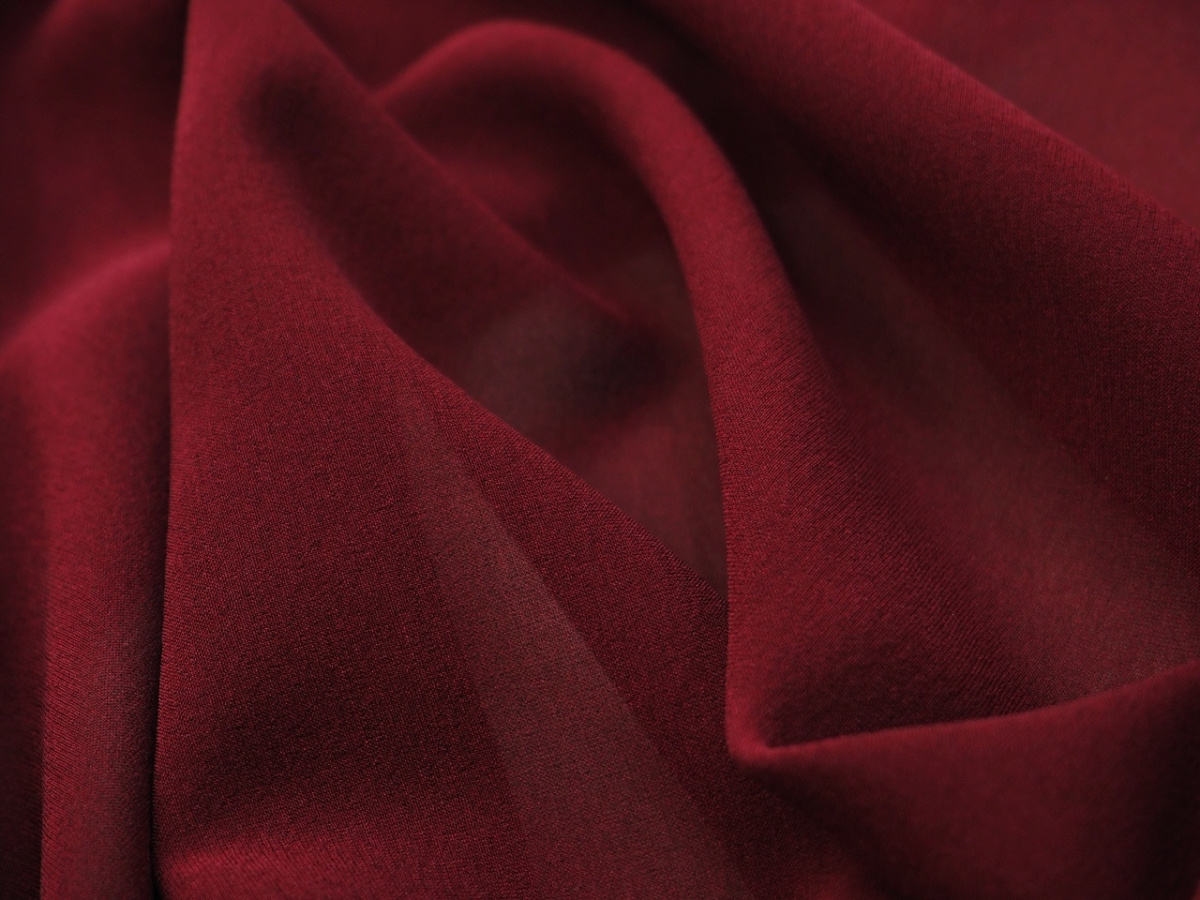 Jedwab szyfon - Bordo Jedwab szyfon - Bordo