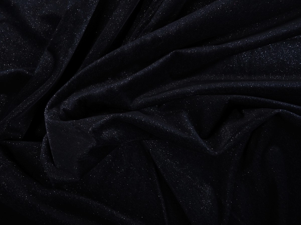 Welur lurex - Ciemny granatowy Welur lurex - Ciemny granatowy