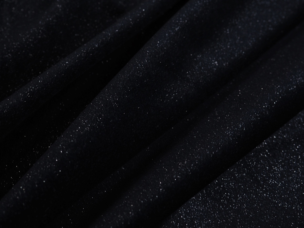 Welur lurex - Ciemny granatowy Welur lurex - Ciemny granatowy