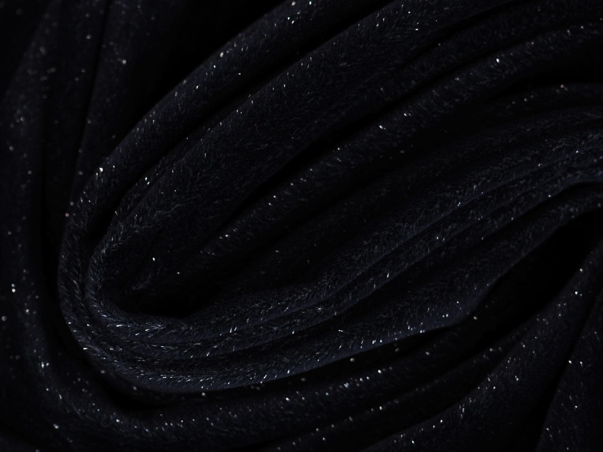 Welur lurex - Ciemny granatowy Welur lurex - Ciemny granatowy