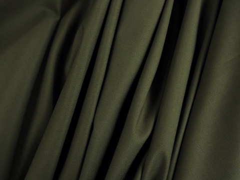 Bawełna elastyczna premium - Ciemna oliwka [kupon 0,95 m]
