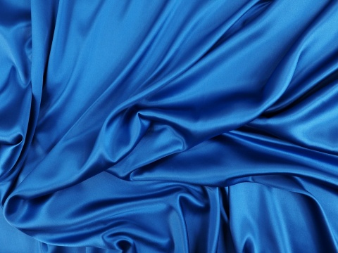Jedwab elastyczny - Klasyczny niebieski Alta Moda