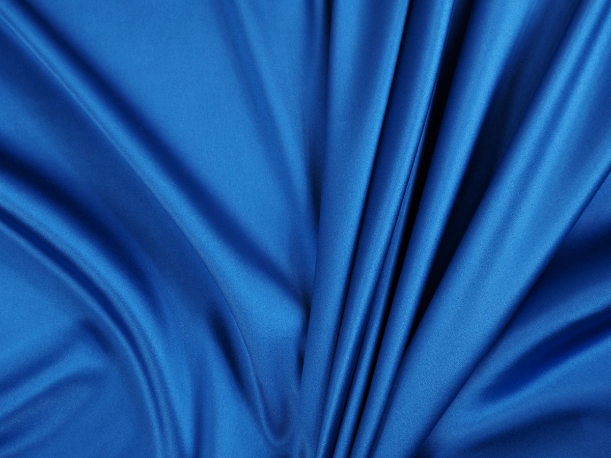Jedwab elastyczy - Klasyczny niebieski