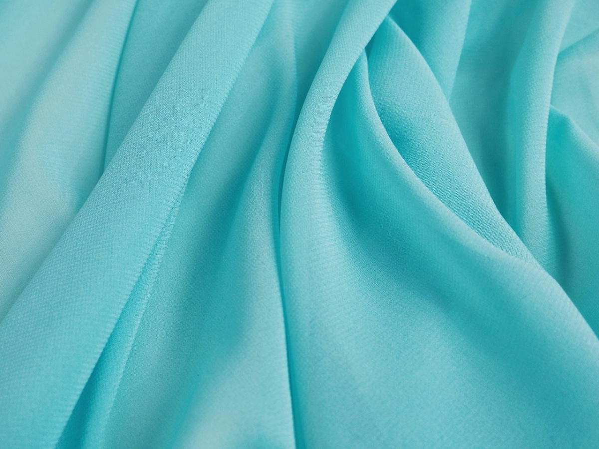Jedwab szyfon - Pastelowy błękit (baby blue) Jedwab szyfon - Pastelowy błękit (baby blue)