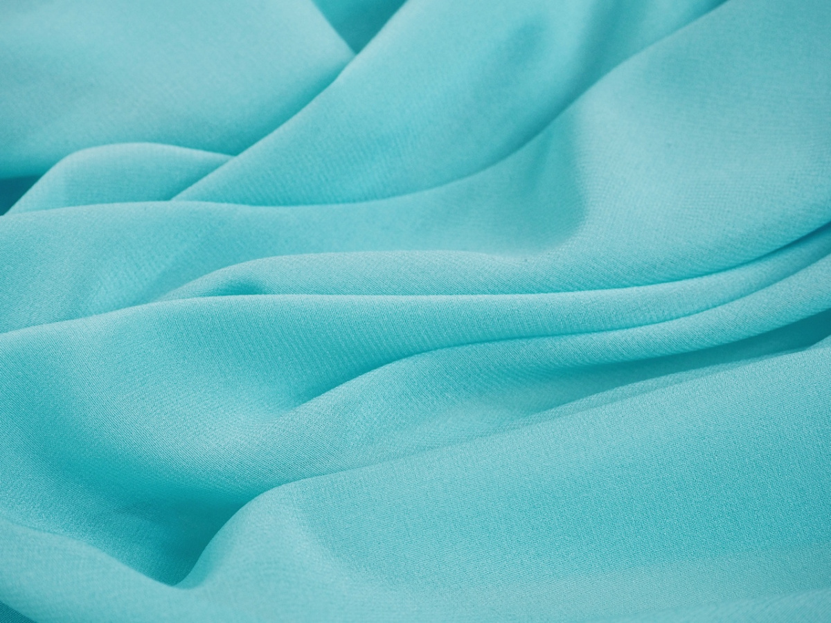 Jedwab szyfon - Pastelowy błękit (baby blue) Jedwab szyfon - Pastelowy błękit (baby blue)