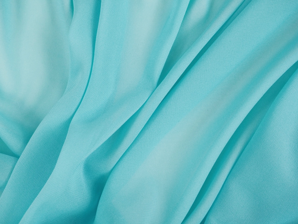 Jedwab szyfon - Pastelowy błękit (baby blue) Jedwab szyfon - Pastelowy błękit (baby blue)