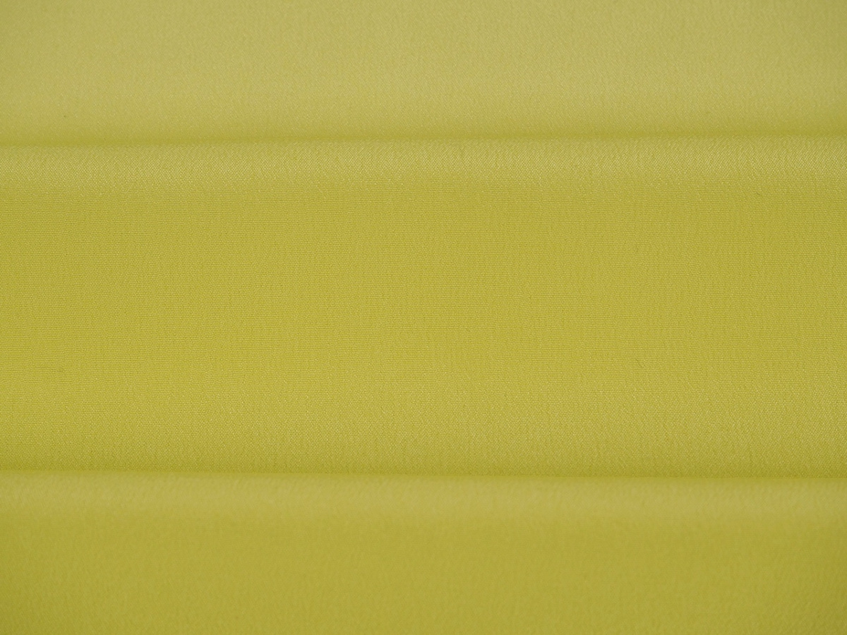Jedwab krepa - Pastelowy żółty