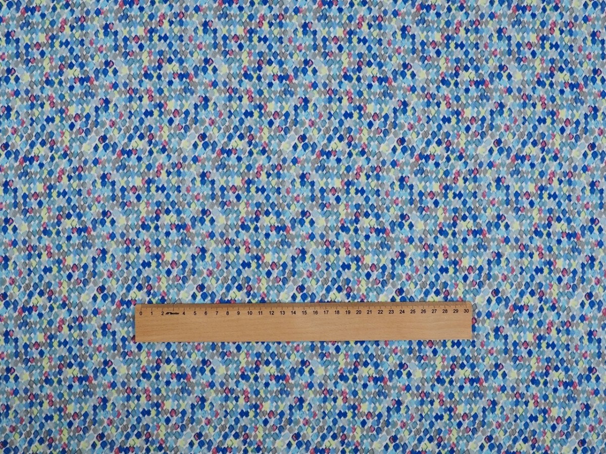 Wiskoza - Drobne, pastelowe romby Wiskoza - Drobne, pastelowe romby