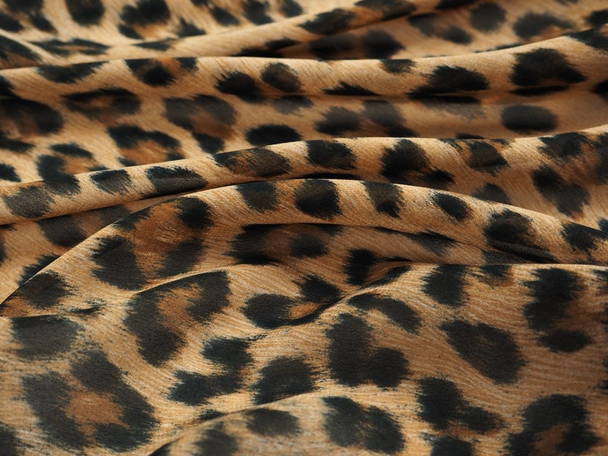 Wiskoza szyfon - Klasyczna pantera Wiskoza szyfon - Klasyczna pantera